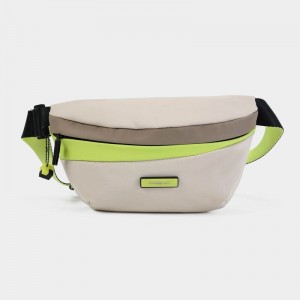 Beige Women's Hedgren Halo Belt Bags | FLU3677FF