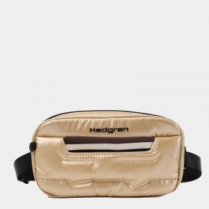 Beige Women's Hedgren Snug Belt Bags | BSU1988SW