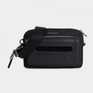 Black Women's Hedgren Americano Belt Bags | VLC8487PZ