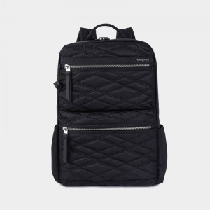 Black Women's Hedgren Ava Backpacks | QEO648XJ