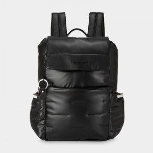 Black Women's Hedgren Billowy Backpacks | APR2592CY