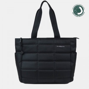 Black Women's Hedgren Camden Tote Bags | YRP8417DR