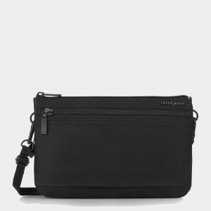 Black Women's Hedgren Emma Crossbody Bags | RPG1436HH