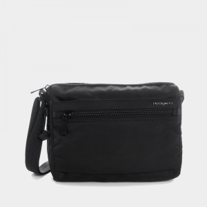 Black Women's Hedgren Eye Shoulder Bags | DWR4928EG