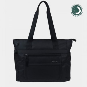 Black Women's Hedgren Keel Tote Bags | NSB2489MW