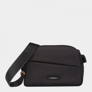 Black Women's Hedgren Neutron Small Crossbody Bags | FXA7822FV