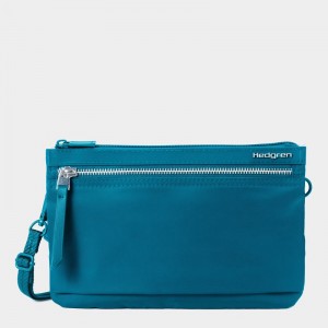 Blue Women's Hedgren Emma Crossbody Bags | CKW3941EU