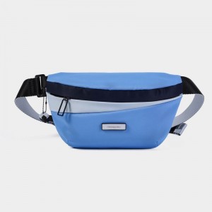 Blue Women's Hedgren Halo Belt Bags | GTH296LJ