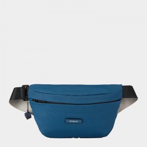 Blue Women's Hedgren Halo Belt Bags | HDK4370TP