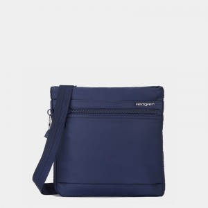 Dark Blue Women's Hedgren Leonce Shoulder Bags | YHG7298HC