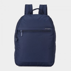 Dark Blue Women's Hedgren Vogue Large Backpacks | VGM1365CK