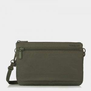 Dark Green Women's Hedgren Emma Crossbody Bags | YWX3693JC