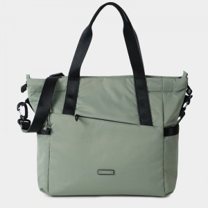 Green Women's Hedgren Galactic Tote Bags | IEJ247LZ