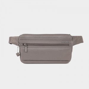 Grey Brown Women's Hedgren Asarum Belt Bags | JQN5318BS