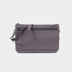 Grey Brown Women's Hedgren Emma Crossbody Bags | QGI3454DB