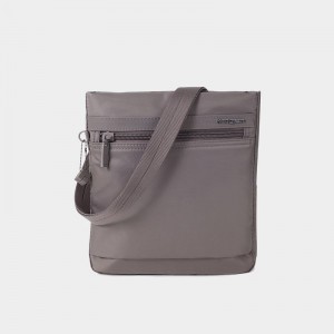 Grey Brown Women's Hedgren Leonce Shoulder Bags | NWQ2022WN