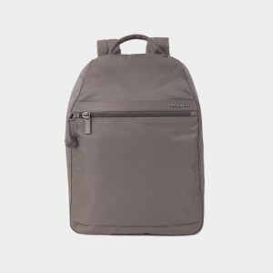 Grey Brown Women's Hedgren Vogue Backpacks | FSM7777JC