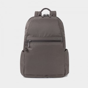 Grey Brown Women's Hedgren Vogue Xxl Backpacks | BVE9224AO