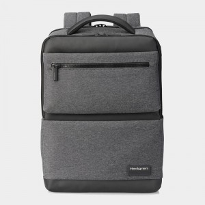 Grey Women's Hedgren Drive Backpacks | FLY763NM