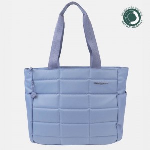 Light Blue Women's Hedgren Camden Tote Bags | CQP1165GH