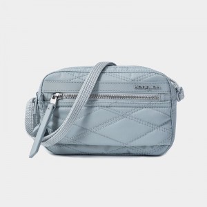 Light Blue Women's Hedgren Maia Crossbody Bags | LQB4216BQ