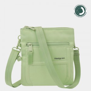 Light Green Women's Hedgren Helm Crossbody Bags | RPW3235MR