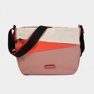 Pink Orange Women's Hedgren Gravity Crossbody Bags | DAD8388DP