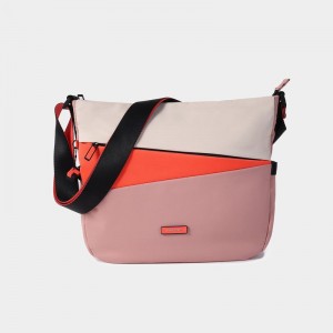 Pink Orange Women's Hedgren Milky Way Crossbody Bags | HOF2668VX