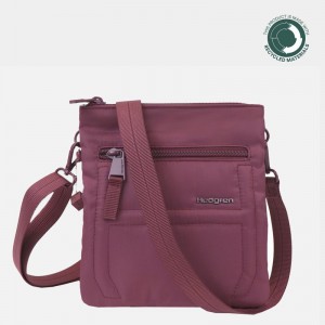 Pink Women's Hedgren Helm Crossbody Bags | UXN2068LP