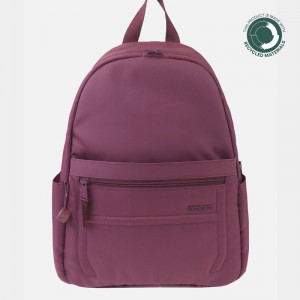 Pink Women's Hedgren Windward Backpacks | QWE8782JU