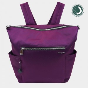 Purple Women's Hedgren Kate Sustainably Made Convertible Tote Bags | URN3890IW