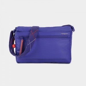 Royal Blue Women's Hedgren Eye Medium Shoulder Bags | KUM2287AK