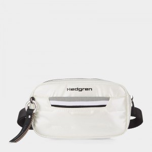 White Women's Hedgren Snug Belt Bags | HLX4154ZN