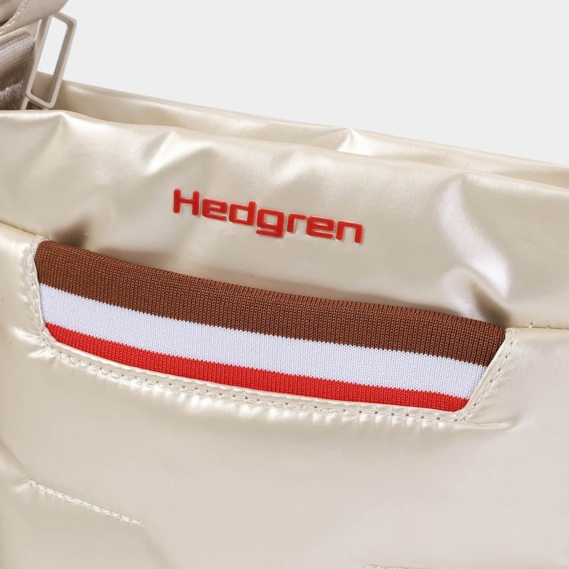 Beige Women's Hedgren Cushy Crossbody Bags | YHH2222EW