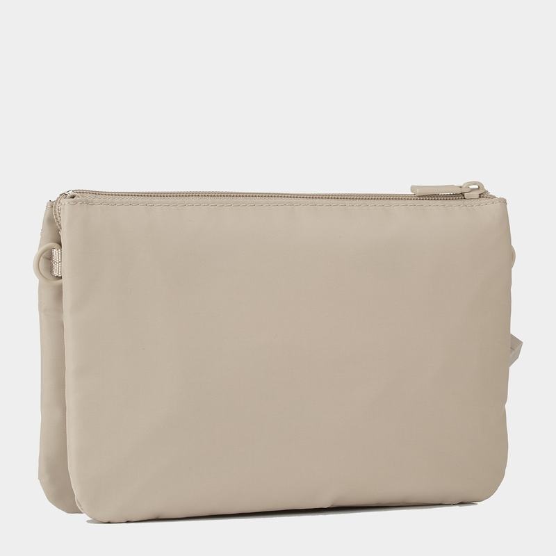 Beige Women's Hedgren Emma Crossbody Bags | SQO2597EV