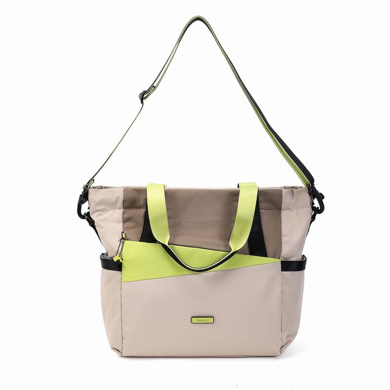 Beige Women's Hedgren Galactic Tote Bags | ADV6468HR