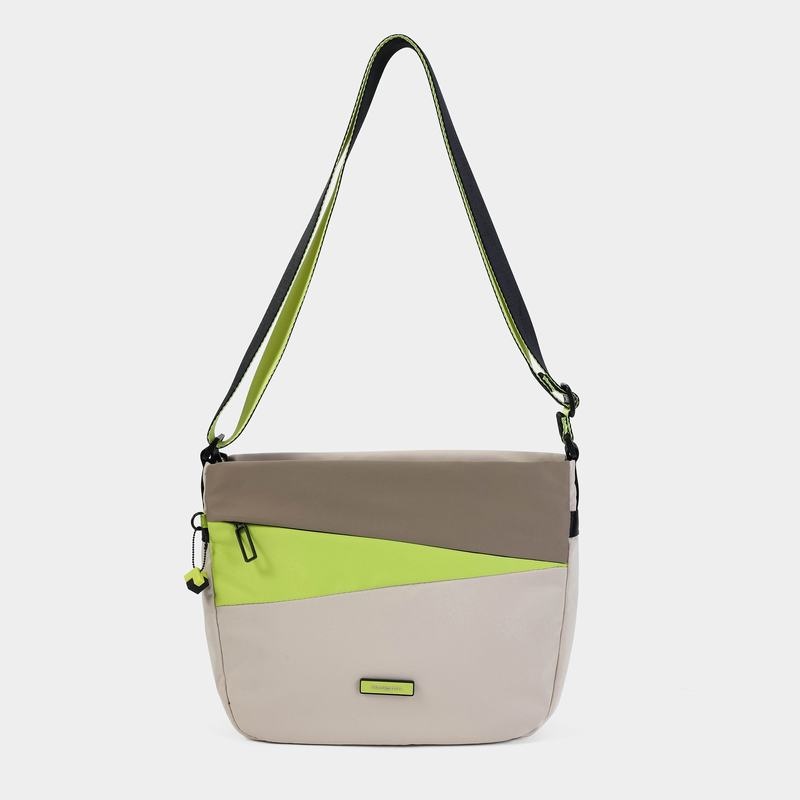 Beige Women's Hedgren Gravity Crossbody Bags | DNS4384EQ