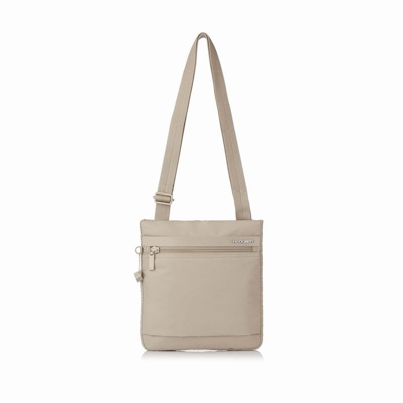 Beige Women's Hedgren Leonce Shoulder Bags | PZP1957XX