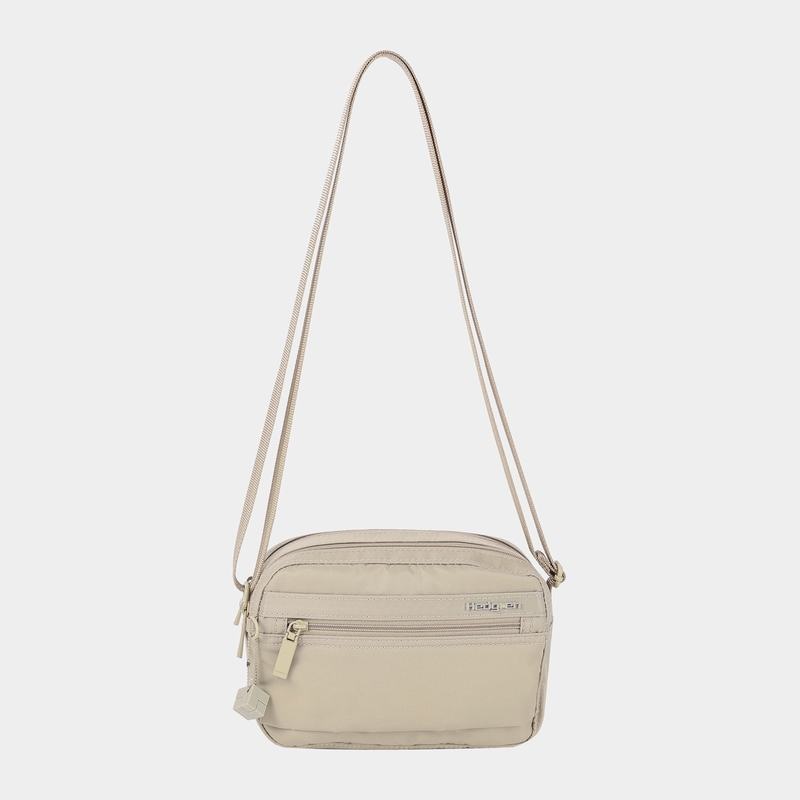 Beige Women's Hedgren Maia Crossbody Bags | WLL1559CQ