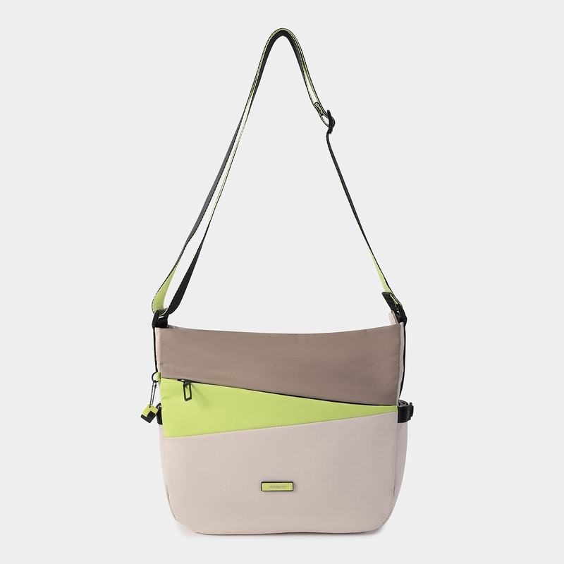 Beige Women's Hedgren Milky Way Crossbody Bags | ZEZ6839YH