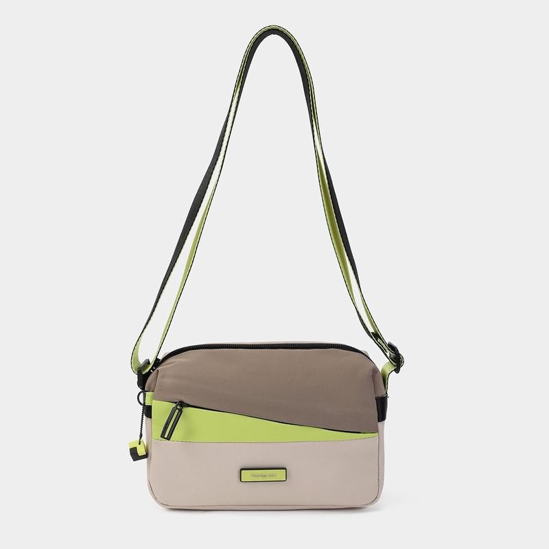 Beige Women's Hedgren Neutron Small Crossbody Bags | YTH3510UP