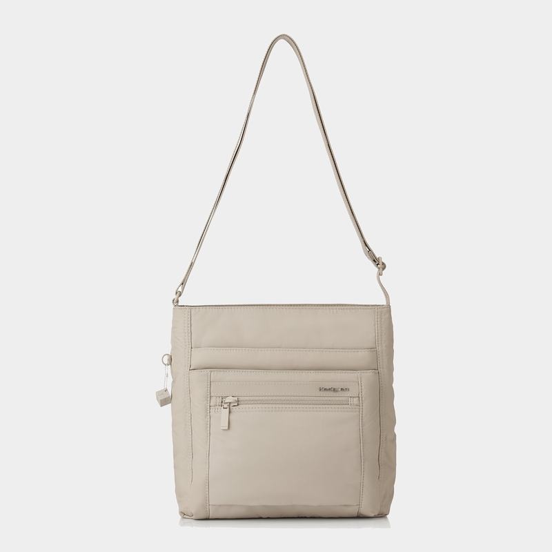 Beige Women's Hedgren Orva Shoulder Bags | LMF9647RG