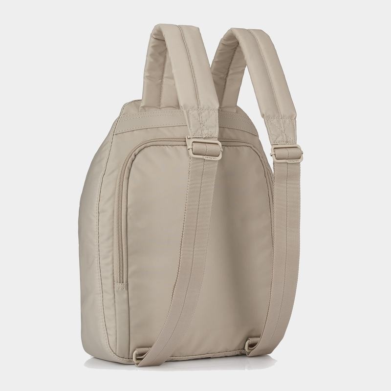 Beige Women's Hedgren Vogue Large Backpacks | MFK2459VY