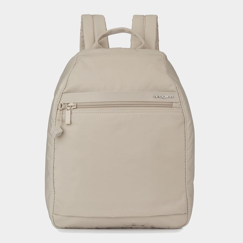 Beige Women\'s Hedgren Vogue Large Backpacks | MFK2459VY