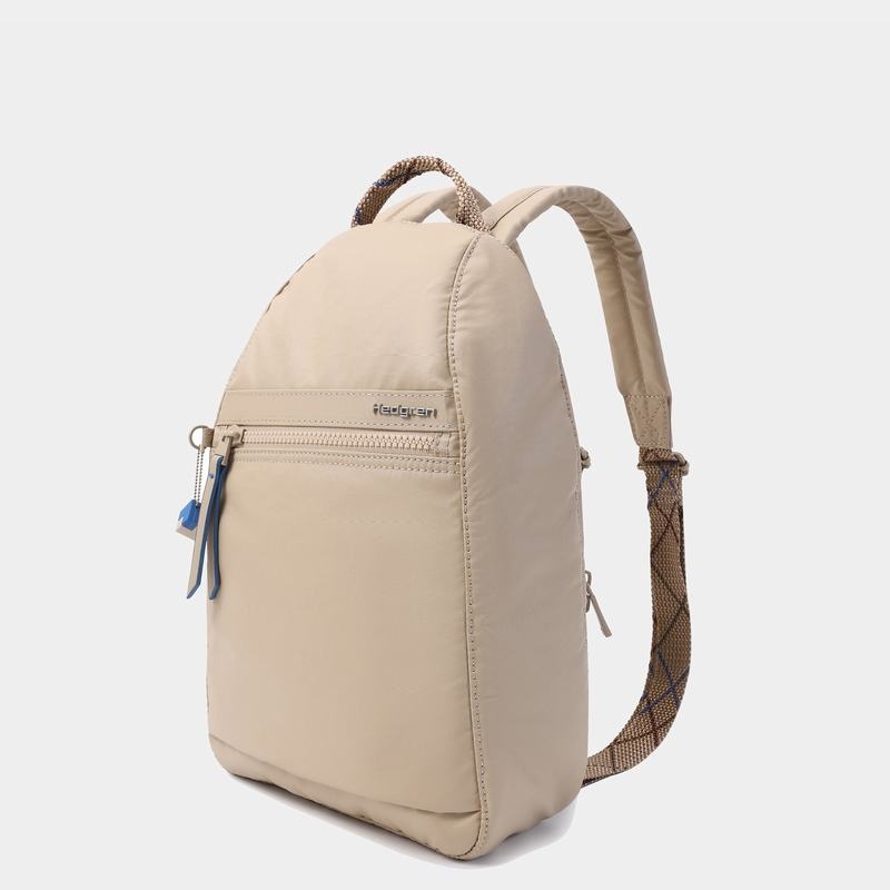 Beige Women's Hedgren Vogue Rfid Backpacks | UUU6746KZ