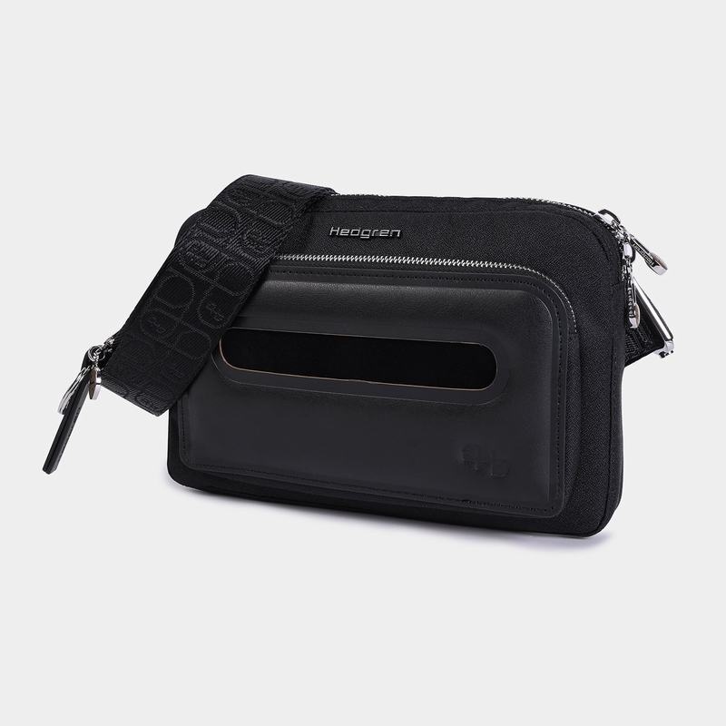 Black Women's Hedgren Americano Belt Bags | VLC8487PZ