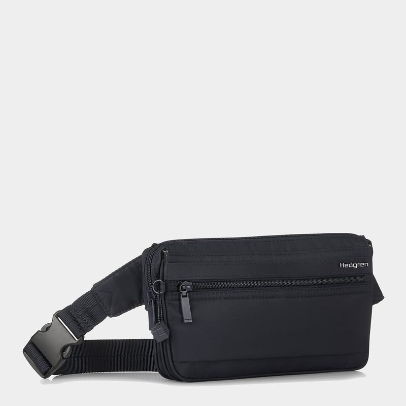 Black Women's Hedgren Asarum Belt Bags | UHN724EH