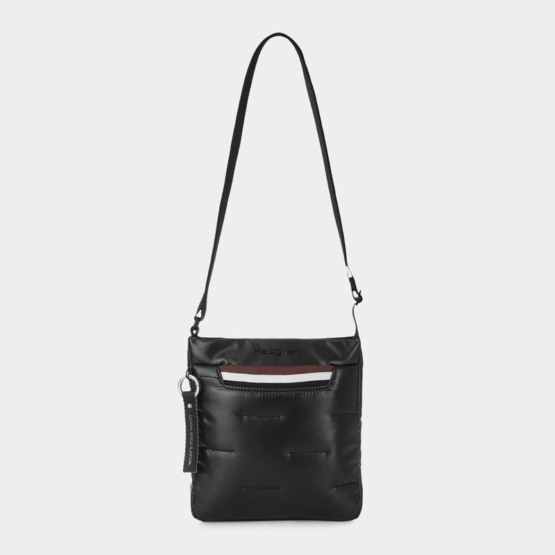 Black Women's Hedgren Cushy Crossbody Bags | SMT782SB