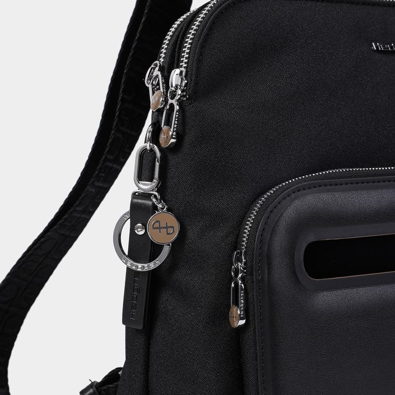 Black Women's Hedgren Latte Backpacks | UAR6357HN