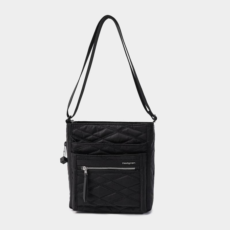 Black Women's Hedgren Orva Crossbody Bags | JPZ3799NE